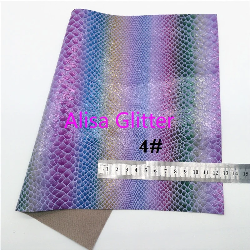 1 шт. блестящая фиолетовая ткань из искусственной кожи 21 х29 см | Дом и сад