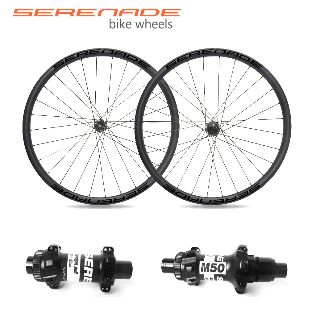 

Serenade Bikes Hardtail Wheels MTB Bicycle Carbon Wheelset 29 Inches Electric Velo Accessories XDR Hub With Sapim CX-RAY Spoke