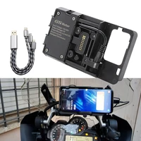 mobile phone holder stand bracket motorcycle usb charger for bmw r1200gs lc adventure 2014 2015 2016 2017 s1000xr r1200rs