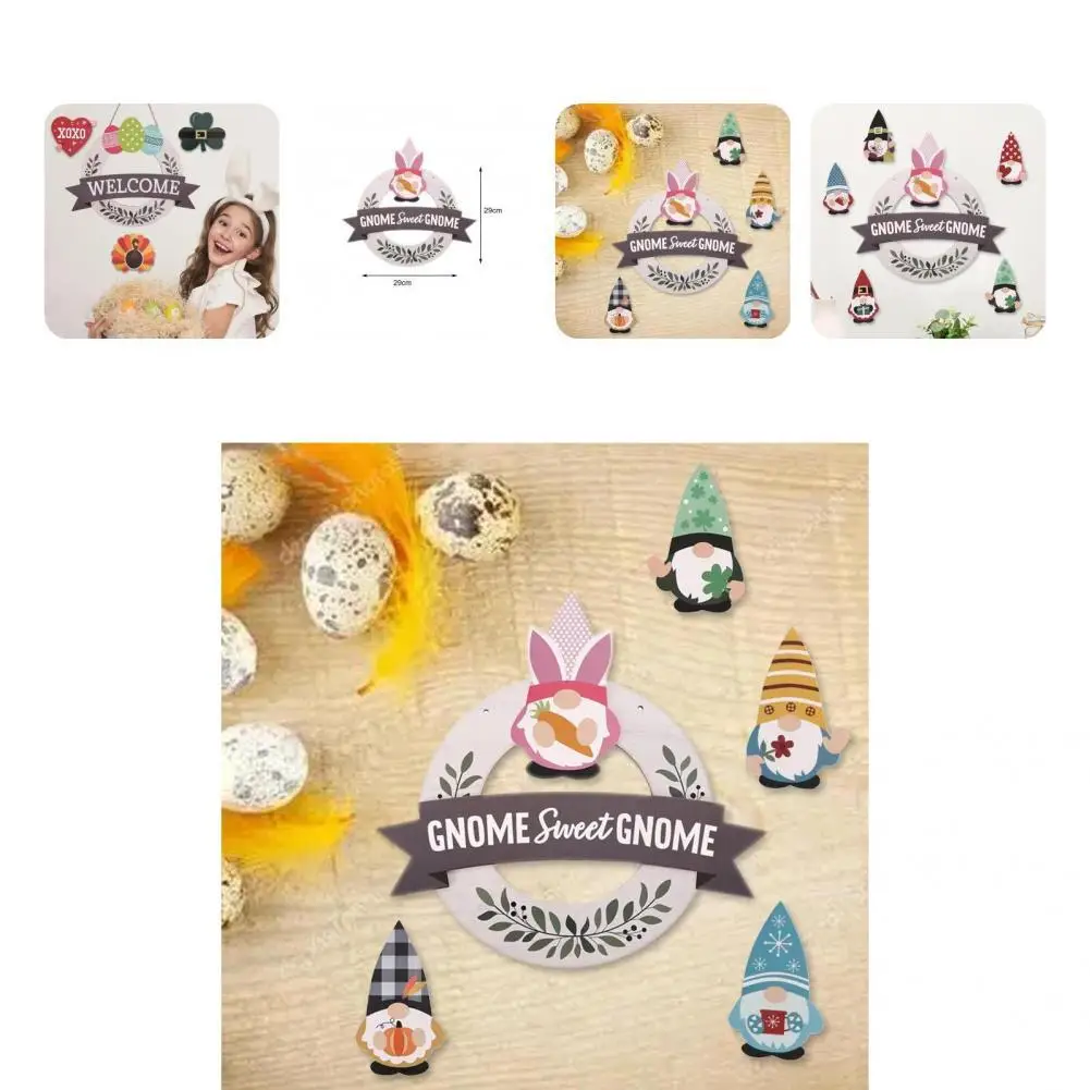 

Hanging Ornament Attractive Hanging Plaque Faceless Gnome Hanging Plaque