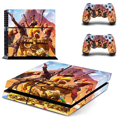 QPTM0392 PS4 игровая консоль и джойстик игровой стикер полное покрытие лицевые панели наклейка для playstation 4 Dualshock 4 наклейка для PS4 виниловая наклейка - Цвет: QPTM0392