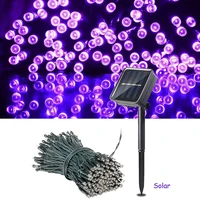 200 led solar garland string fairy lights outdoor 22m solar powered lamp for garden decoration 3 mode holiday xmas wedding party