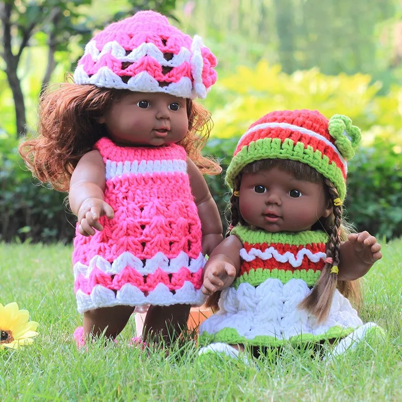 

Black Girl Dolls African American Play Soft Reborn Baby Realistic Dolls Lifelike Baby Play Dolls Fun Kids Toy Gifts Bebe Reborn