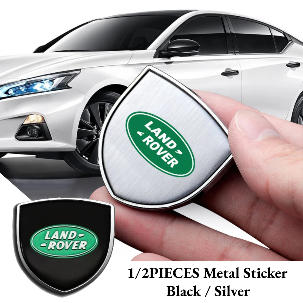 

Car Metal Shield Window Body Trunk Sticker Emblem Door Decal For Land Rover Range Velar Sport Discovery 2 3 4 Defender Exterior
