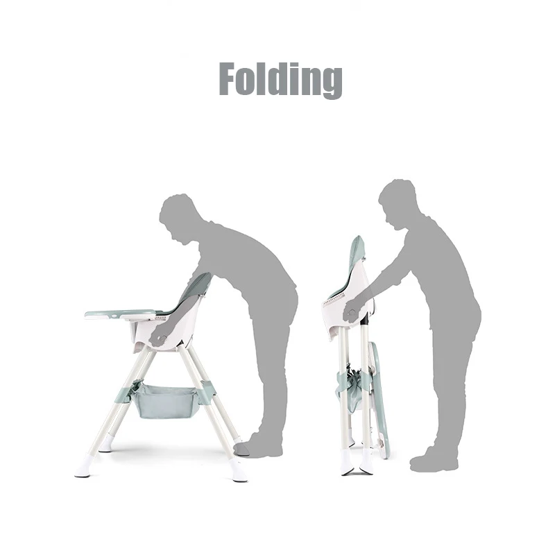 Стул детский высокий складной для кормления новорожденных детское