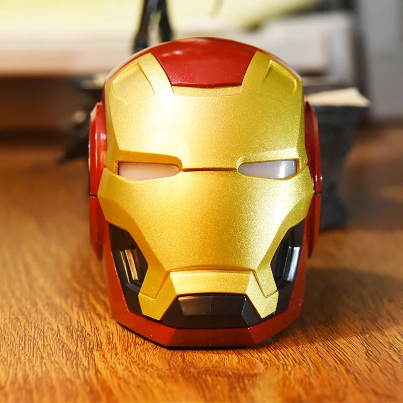 Беспроводной Bluetooth динамик Iron Man портативный сабвуфер мультяшный мини звуковой
