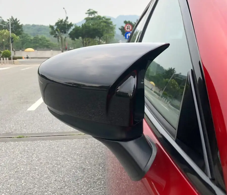 For Mazda 6 Atenza 2020 Back Mirror Covers Reversing mirror case cover Look ABS 2PCS Cover paste Side | Автомобили и мотоциклы