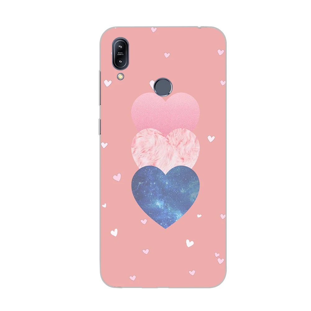 ciciber Phone Cases For ASUS Zenfone Max Pro (M1) (M2) Case TPU Back Cover ZB601KL ZB602KL ZB631KL ZB633KL ZB555KL Heart Balloon |