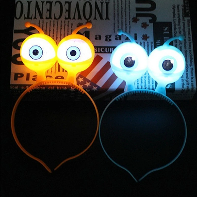 Чужой глаза повязка на голову светодиодный светильник световой Хэллоуин