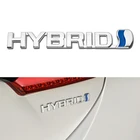 Креативная 3D гибридная наклейка для стайлинга автомобиля, металлическая эмблема, Наклейка для Toyota Prius Camry Crown Auris LS RX BenS400