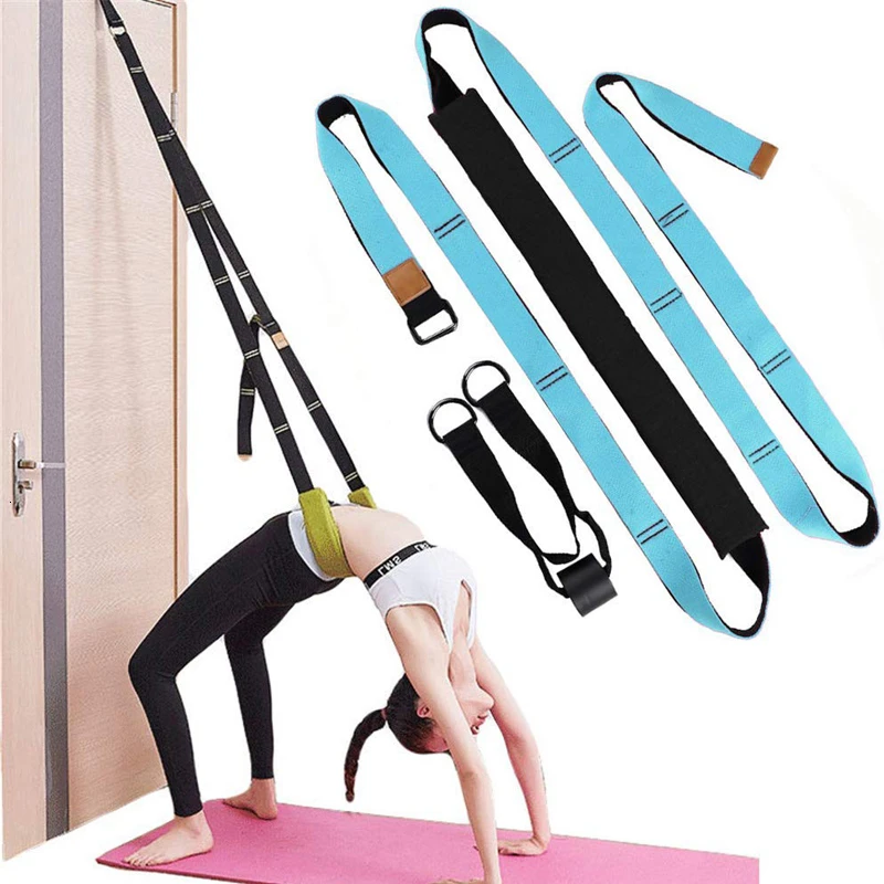 

Yoga Resistance Bands Double Thickening Strap Accessories Belt Door Split Legs Auxiliary Equipment Leg Press Lacing Stretch Aid