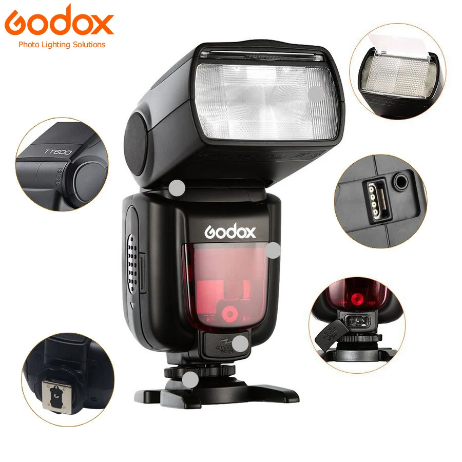 Godox TT600 2 4G Беспроводная камера Вспышка Speedlite + X1T-C/N/S передатчик беспроводной