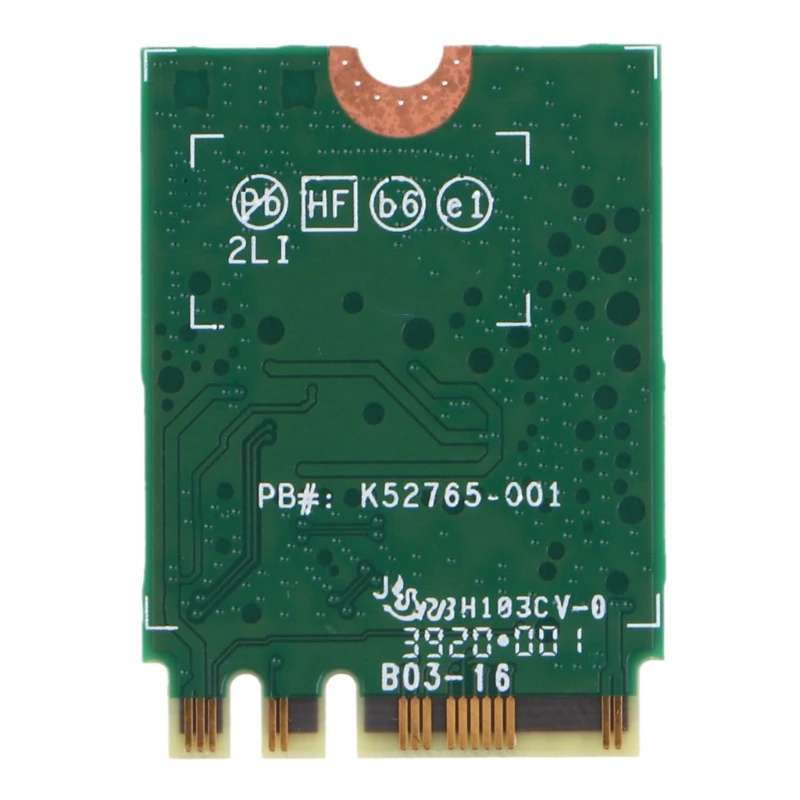 

Dual Band 2400Mbps Wifi 6E AX210 M.2 Wifi Wireless Card Bluetooth 5.2 802.11ac/ax AX210NGW with 6dbi Antennas for Win 10