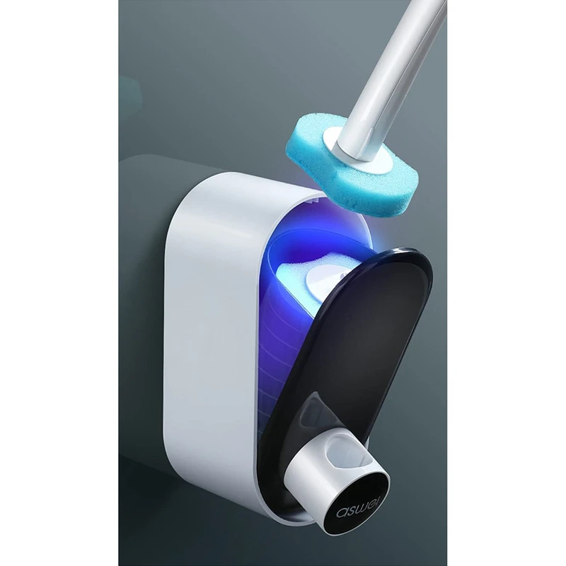 Щетка для унитаза настенная щетка с держателем туалетной щетки и 16 одноразовых