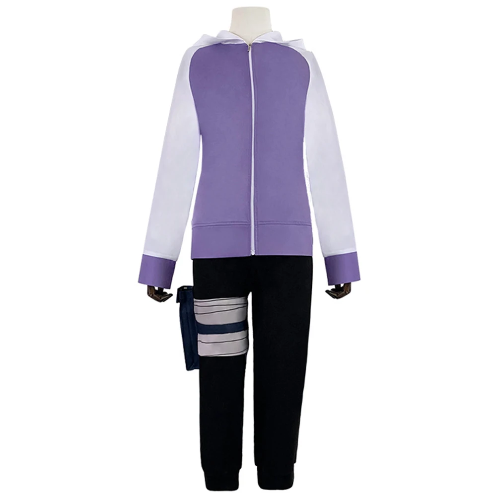 

Anime Hinata Hyuuga Cosplay Costume Coat Pants Outfits Halloween Carnival Suit