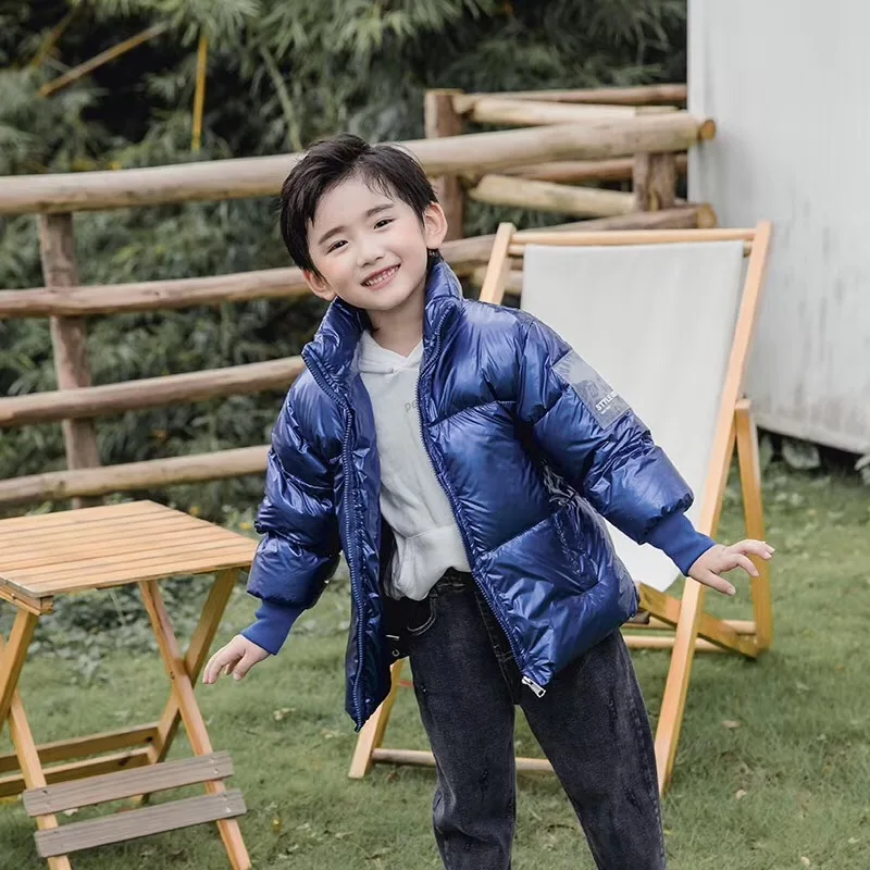 Брендовая Новая модная детская зимняя куртка детский зимний комбинезон осенне