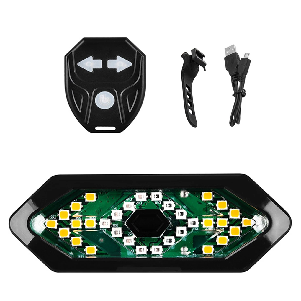 

2021 new Bike Taillight Waterproof 60 Bicycle Warning Light USB Rechargeable Adjustable Bike Turn Signal Rear Lamp dropshipper