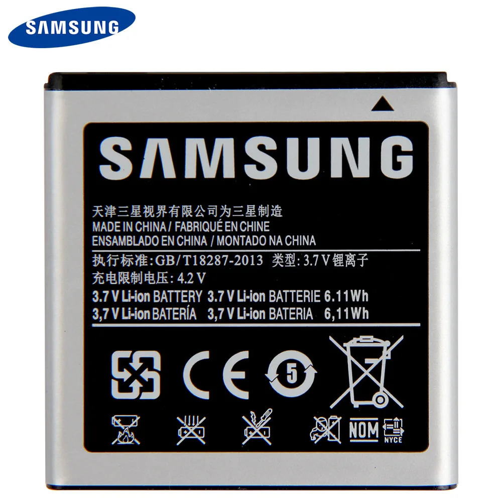 Оригинальный аккумулятор Samsung EB575152LU для GalaxyS I919U I9000 i9001 I9003 I589 I8250 I919 D710 I779 телефона