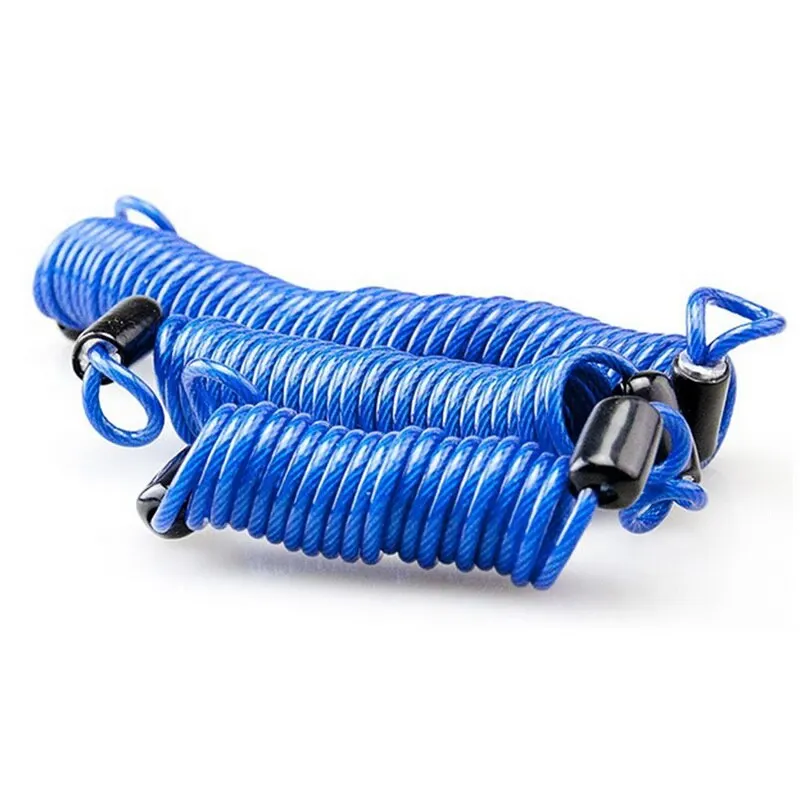 

Portable Anti-Theft Bicycle Spring Cable Lock Helmet Lock For Bicycle Front Luggage Helmet Stroller