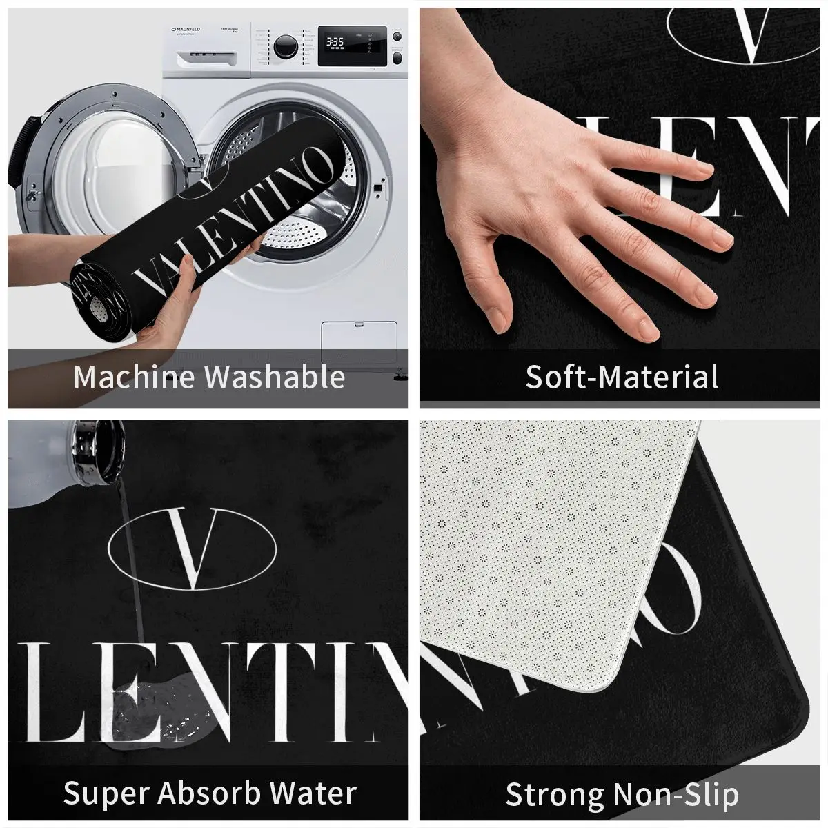 Роскошный Коврик от итальянского бренда коврик для ног ванной Нескользящий