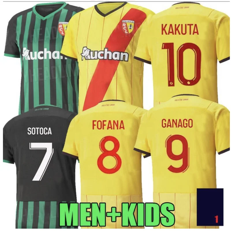 Футбольные майки 21 22 KAKUTA GANAGO SOTOCA FOFANA GRADIT FORTES BANZA CAHUZAC DOUCOURE 2021 2022|Мужские футболки| |