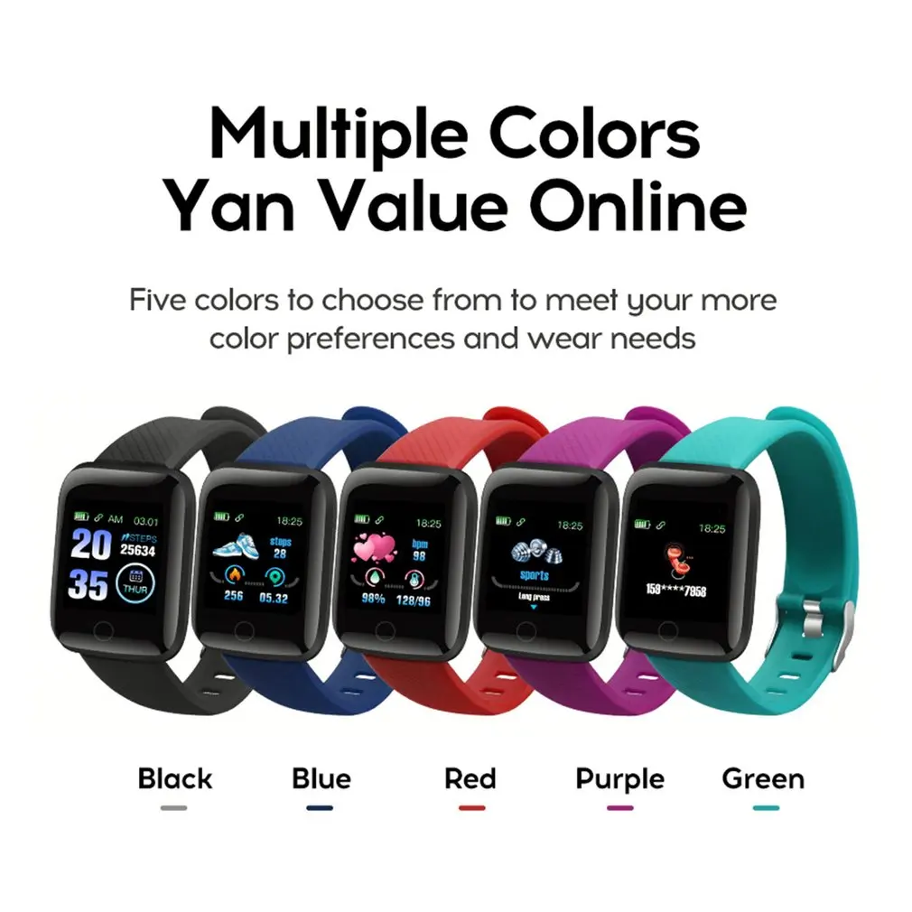 116 плюс Смарт-часы многофункциональный спортивный браслет умный IP67 Fit Bit умные