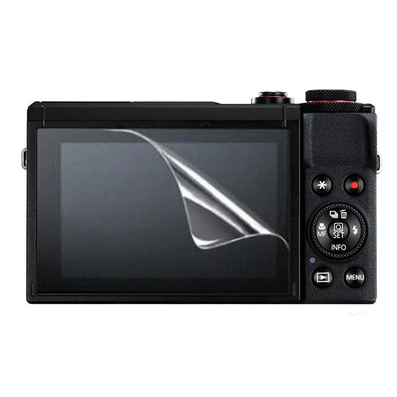 3 x прозрачная ПЭТ Защитная пленка для экрана мягкая защитная Canon PowerShot G7X Mark III 3/G7 X