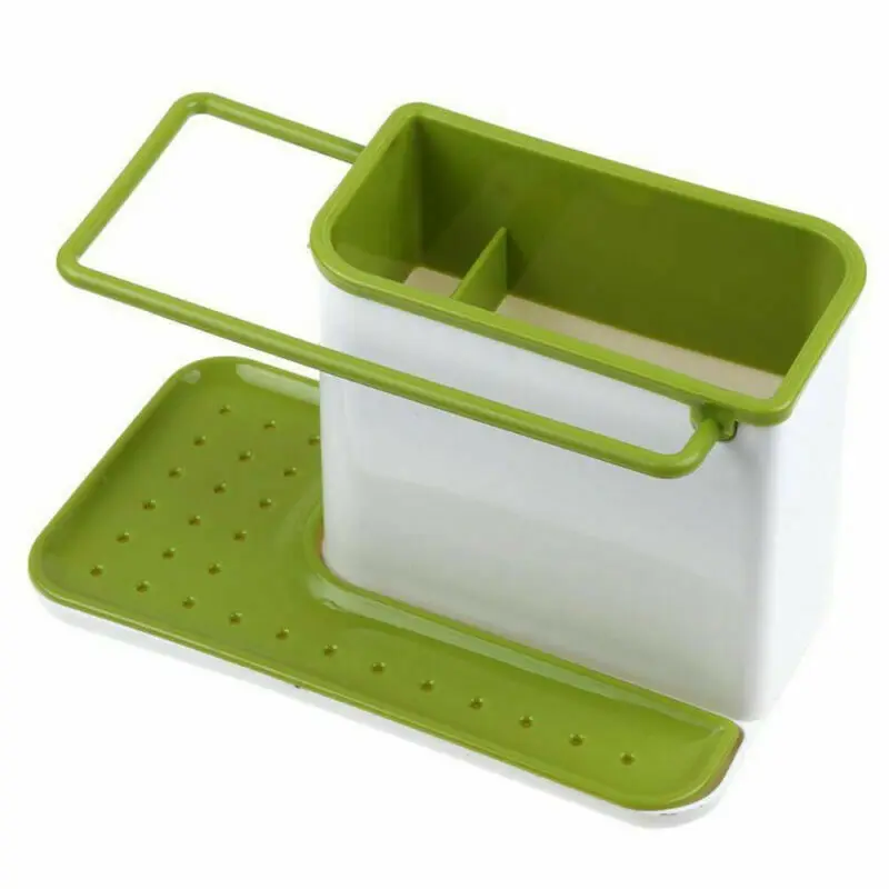 Пластиковые стеллажи Органайзер Caddy для хранения кухонной раковины Держатель