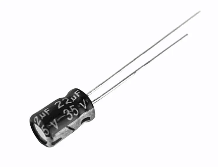 

50PCS Higt quality 35V22UF 5X7mm 22UF 35V Electrolytic capacitor