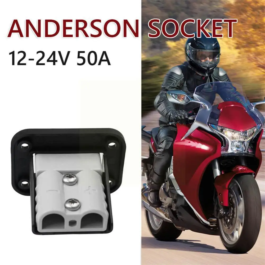 

Монтажная панель для автомобильной розетки 50 А Андерсон штекер Монтажный кронштейн панель Крышка для фургона кемпера лодки грузовика P4H1