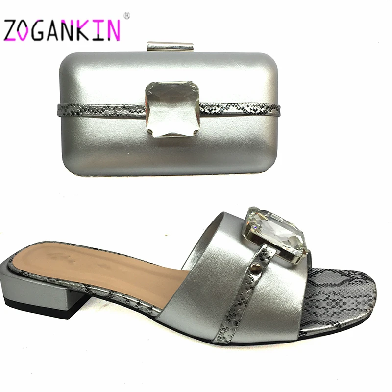 Новейший итальянский комплект из обуви и сумки комплекты в африканском стиле