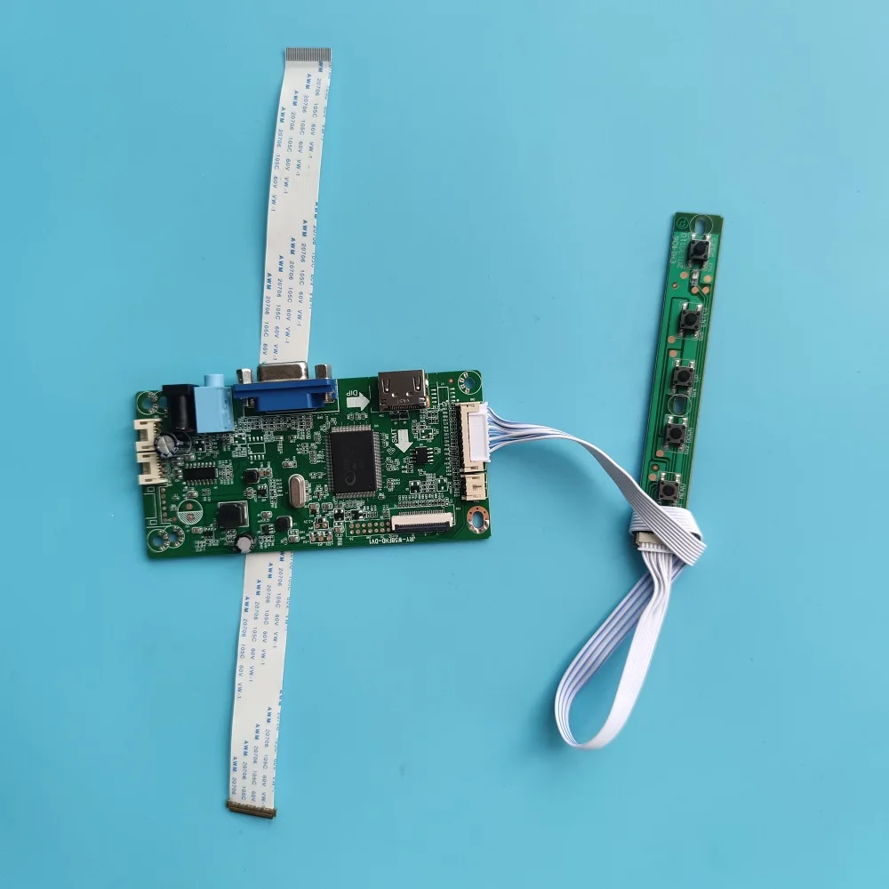 

Для фото дисплея 15,6 дюйма, драйвер платы контроллера «сделай сам», монитор 1920 × 1080, комплект из 30 контактов, VGA LCD EDP