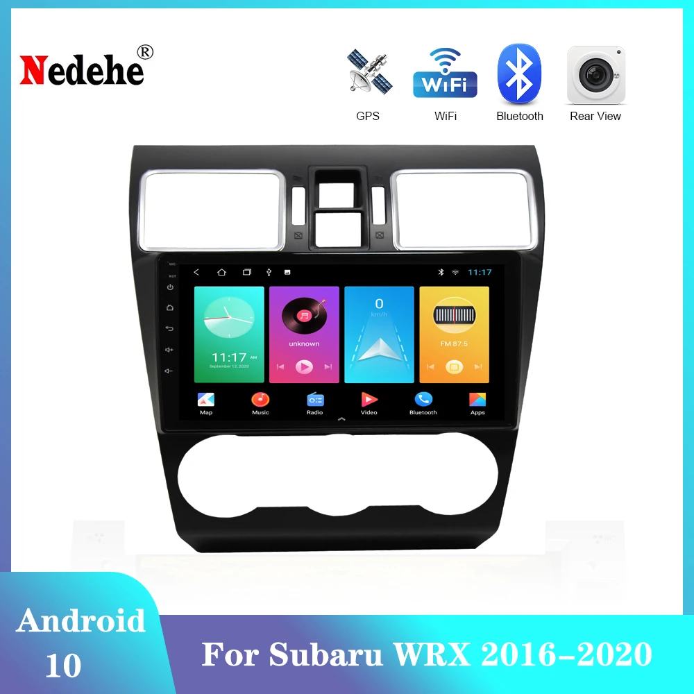 

9" Android 10.0 Car Radio Stereo Autoradio one din GPS Navigation Multimedia Audio Player For 2016-2020 Subaru WRX Forester