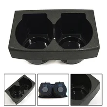 Center Console Cup Holder Storage Box Stylish Car Interior Accessory For Nissan GU Patrol Y61 4WD 4X4 Black/ Dark Gray
