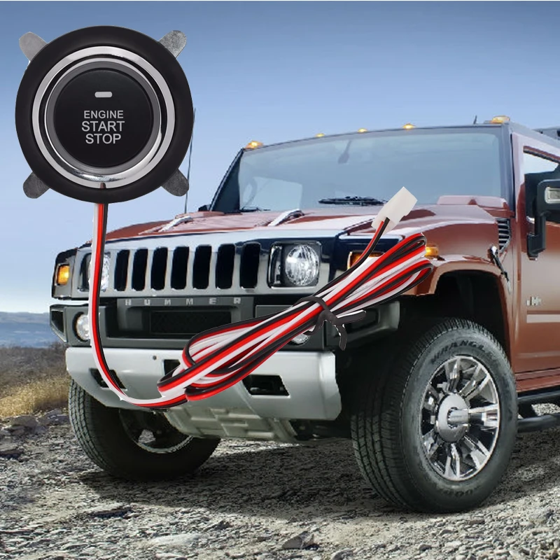 Для jeep wrangler бесключевая система входа автомобильный двигатель Push Start stop одна