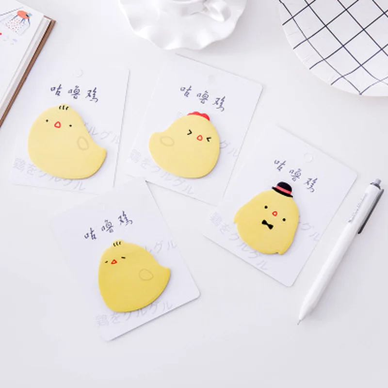 

Chicken Memo Pad Kawaii Stationery Cute Planner Stickers Student Memo Sheets Novelty Sticky Notes Stationery Office Supplies