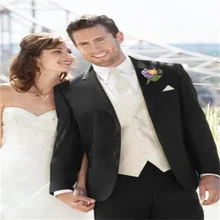 Traje de boda con solapa de muesca para hombre, traje clásico de moda para novio, el mejor conjunto de 5 piezas (chaqueta + Pantalones + corbata + chaleco + pañuelo) 2021 (3)