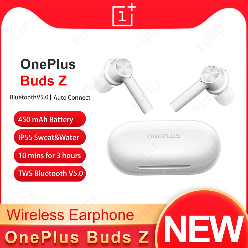 Новое поступление наушники Oneplus Buds Z TWS 100% оригинальные 1 Plus с Bluetooth 5 0 IP55 басами и