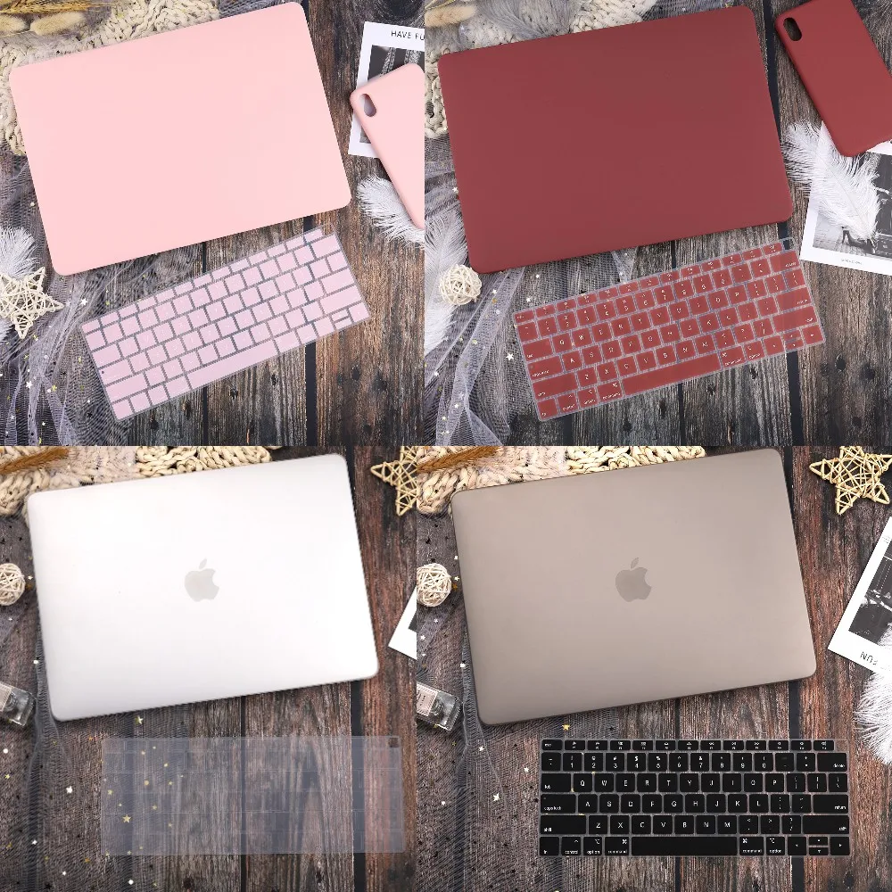 Матовый Жесткий чехол для MacBook New Air 13 2019 A1932 Retina 15 Pro 3 дюйма 4 16 Touch bar 2020 A2338 A2251 A2159 A1989