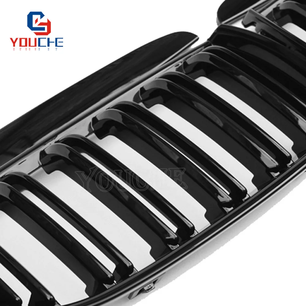 E90 Pre-LCI Передняя 2 линия двойная планка решетка для BMW 3 серии E91 2005-2007 4-дверь седан