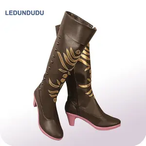 Женская обувь для косплея, ботинки для Хэллоуина, 2019, мультяшная Снежная королева