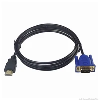1 m hdmi compatible cable hdmi compatible to vga 1080p hd with audio adapter cable hdmi compatible to vga cable dropshipping