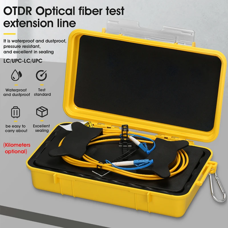 

LC/UPC-LC/UPC OTDR Dead Zone Eliminator,Fiber Rings ,Fiber Optic OTDR Launch Cable Box 1km SM 1310/1550nm