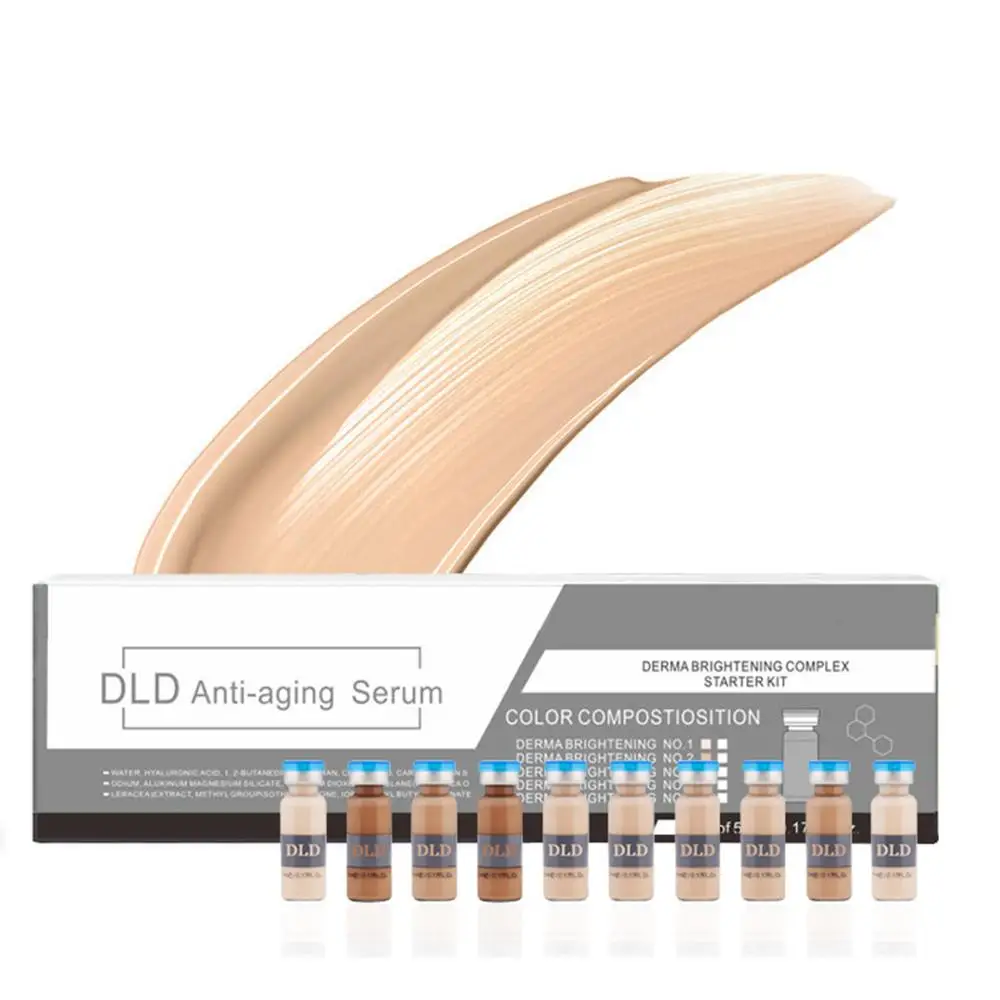 5 мл 10 шт./кор. BB крем ручка мезо белый осветление уменьшает поры ремонт Сыворотки