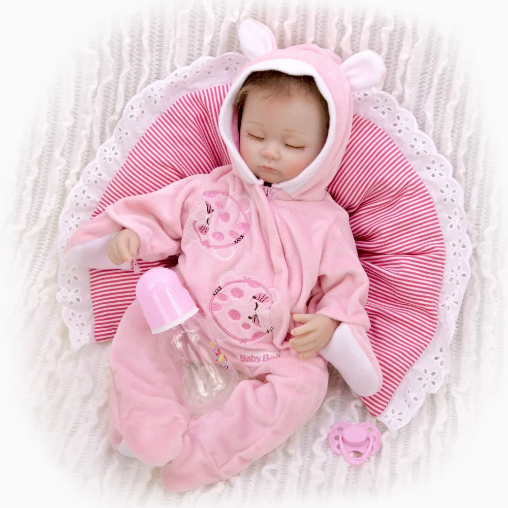 Кукла reborn из силикона 16 дюймов мягкая на ощупь | Игрушки и хобби