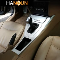 carbon fiber color armrest gearshift frame trim console cd panel cover sticker for bmw 3 series e90 interior air vents decals