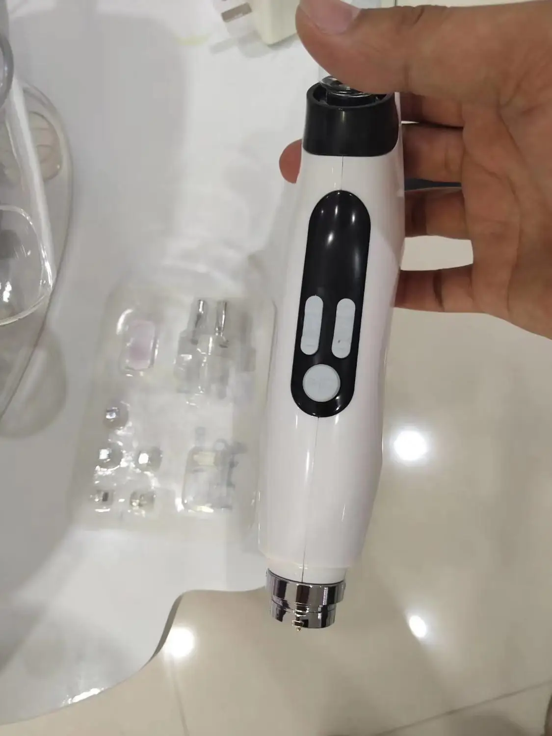 Устройство для удаления морщин без иглы|Устройство ухода за кожей лица| |