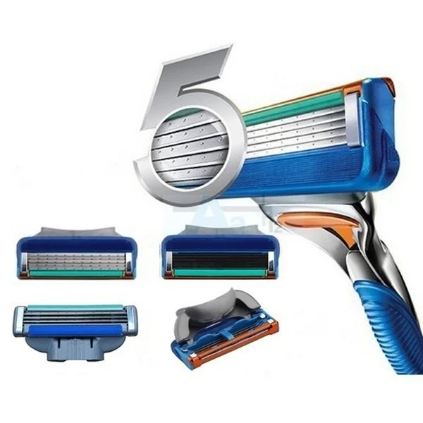 Новый модернизированный высокое качество 5-ти слойной рама бритвы Комбинации Для