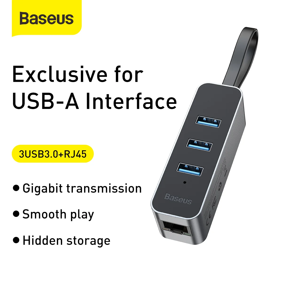 Baseus USB C концентратор Ethernet адаптер Тип RJ45 сетевой Мульти 3 0 HUB для переключатель