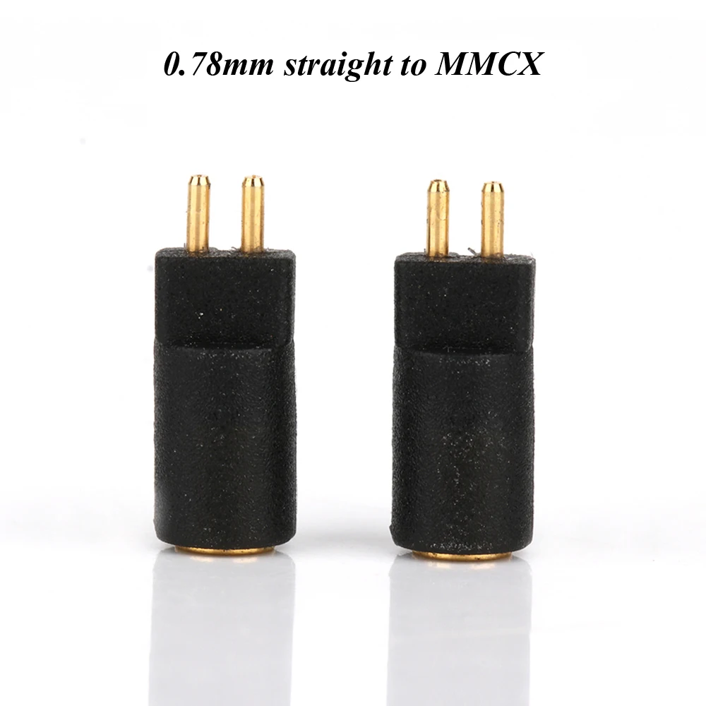 Pair hifi audio MMCX Converter 0.78MM Headset Converter Plug 0.78mm to mmcx hi-end mmcx to qdc